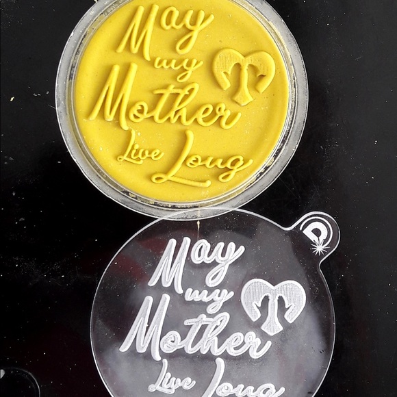 Special Mother's Day Acrylic Outbosser Fondant Stamps For Cakes & Cupcakes. - Picture 4 of 15